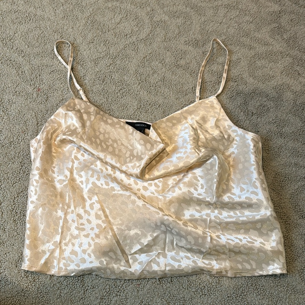 Forever 21 cowl neck tank top